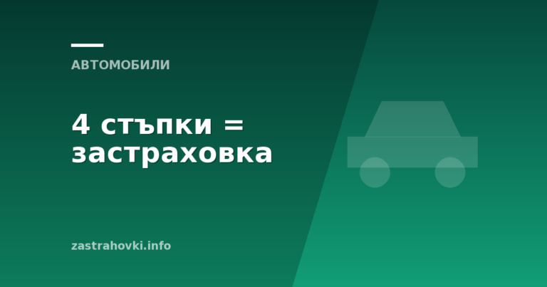 4 стъпки = застраховка